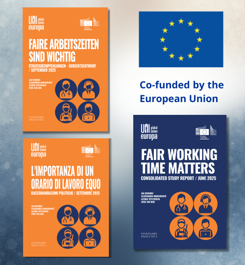 Report covers in different languages